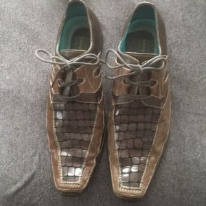 Italian leather dress shoes men’s size 8 1/2